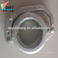 stainless steel t bolt hose clamp Used for concrete pump nozzle clamp concrete pump spare parts